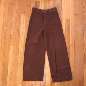 Free People Billie Pants Brown 25